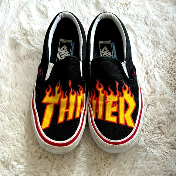 Vans Other - Vans X Thrasher Slip-On Shoes Size 6 Men’s